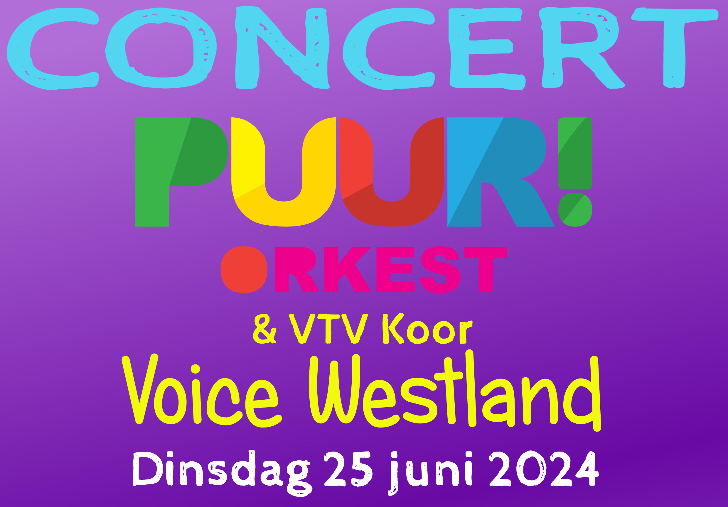 Puur Orkest en VTV Koor Eindconcert 2024